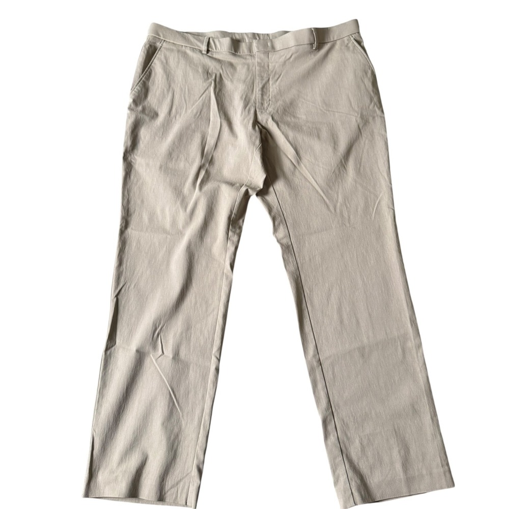 NWT Tommy Hilfiger Mens TH Flex Tate Tan Dress Pants Size 40x30 Business Casual